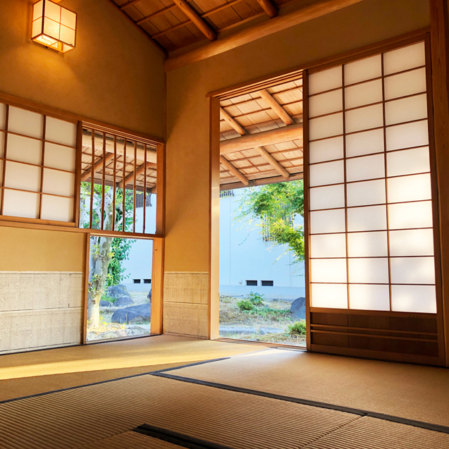 小間から眺める景色