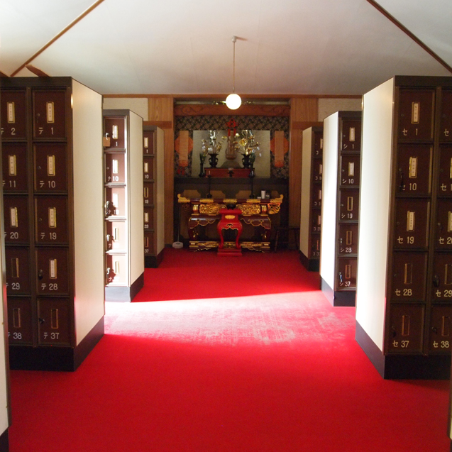納骨堂のロッカー